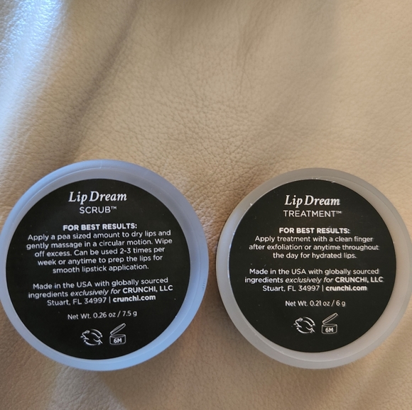 2 PIECE SET Crunchi Lip Scrub Retired- 1 Lip Dream Scrub + 1 Lip Dream Treatment - Picture 2 of 7